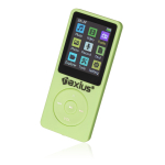 Naxius Player MP4 / MP3 AUX & Bluetooth MP-10 Green