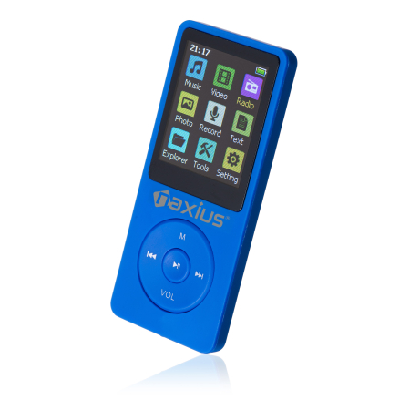 Naxius Player MP4 / MP3 AUX & Bluetooth MP-10 Blue