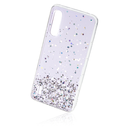 Naxius Case Glitter Purple Xiaomi Mi 9 Lite_Mi CC9_Mi A3 Lite