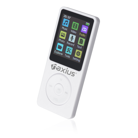 Naxius Player MP4 / MP3 AUX & Bluetooth MP-10 White