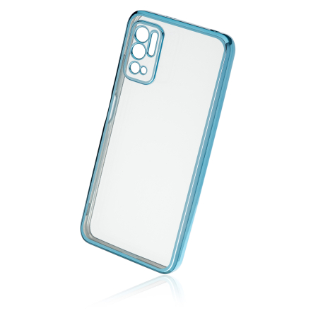 Naxius Case Plating Blue Xiaomi RedMi Note 10 5G_Mi Poco M3 Pro 5G