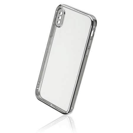 Naxius Case Plating Silver iPhone X / XS